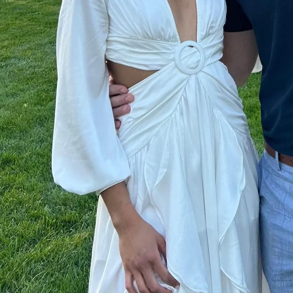 Untamed Petals Positano Cut Out Maxi Dress Flowy - Picture 3 of 5